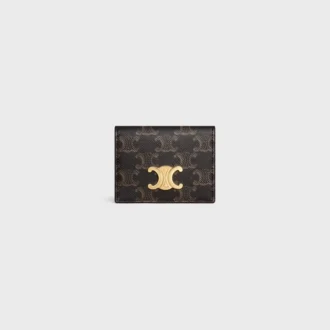 Tarjetero plegable Triomphe Canvas en lona Triomphe