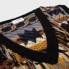 Top de cachemira jacquard Top de cachemira jacquard