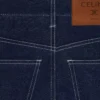 Vaqueros acampanados 003 en denim índigo ligero