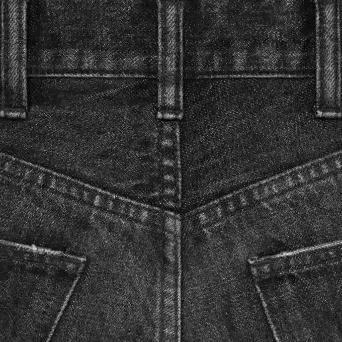 Vaqueros acampanados de estilo surf en denim Black Ice Rinse Vaqueros acampanados de estilo surf en denim Black Ice Rinse