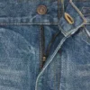 Vaqueros acampanados Dylan con firma en denim de algodón Vaqueros acampanados Dylan con firma en denim de algodón