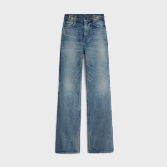 Vaqueros acampanados Jane en denim lavado Union Vaqueros acampanados Jane en denim lavado Union