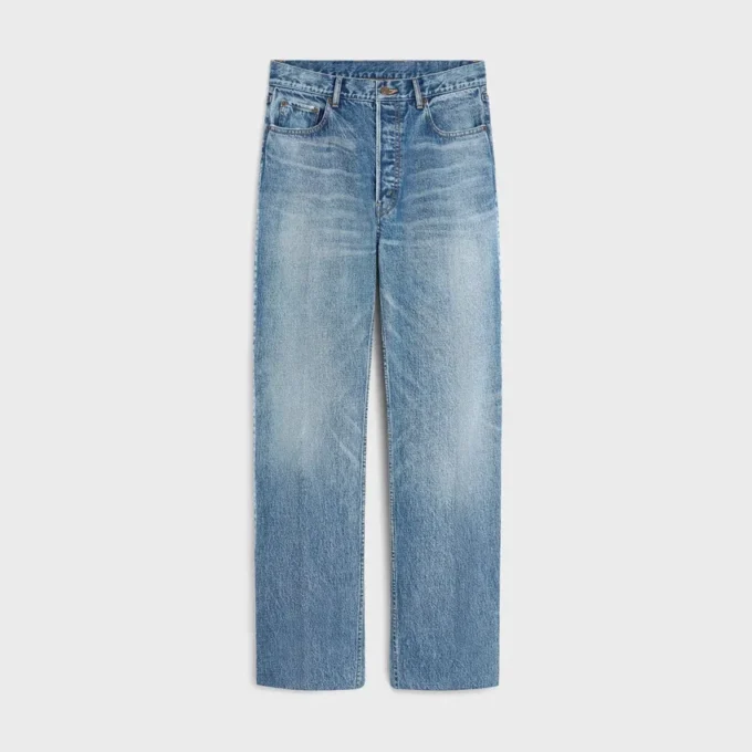Vaqueros boyfriend 001 en denim de algodón Vaqueros boyfriend 001 en denim de algodón