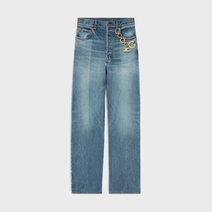 Vaqueros boyfriend 002 en denim de algodón Vaqueros boyfriend 002 en denim de algodón