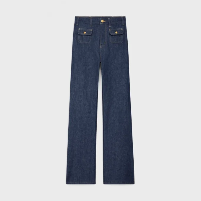 Vaqueros Jane en denim lavado al natural