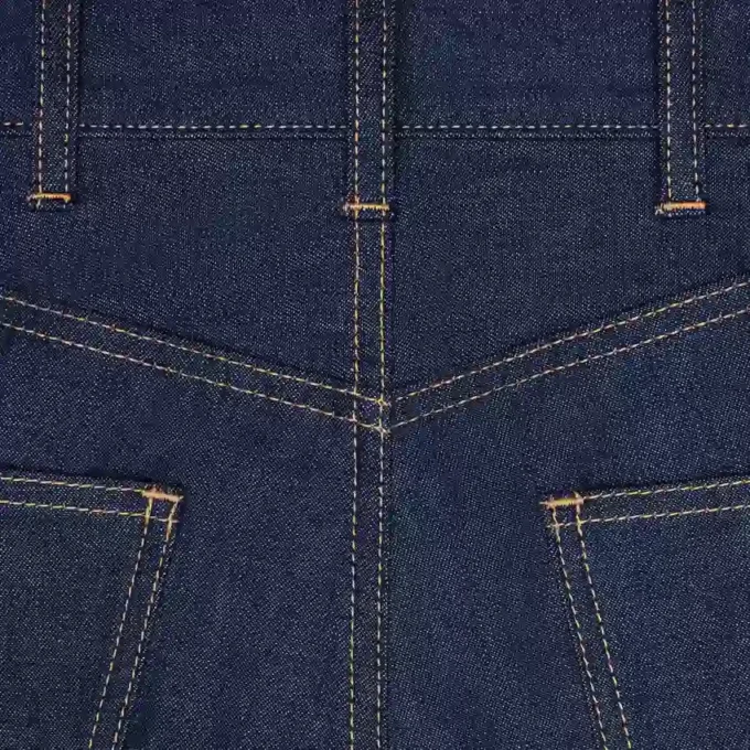 Vaqueros Jane en denim lavado al natural