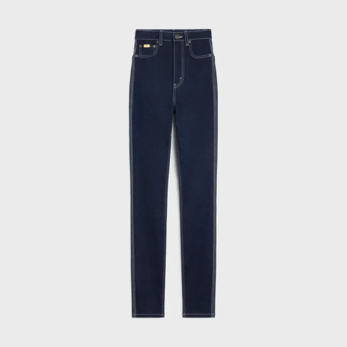 Vaqueros pitillo 001 en denim elástico Vaqueros pitillo 001 en denim elástico