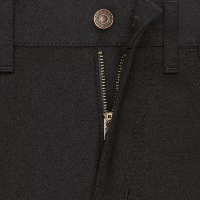 Vaqueros pitillo en denim negro puro vintage