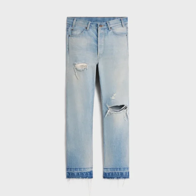 Vaqueros Wesley de denim de algodón Vaqueros Wesley de denim de algodón