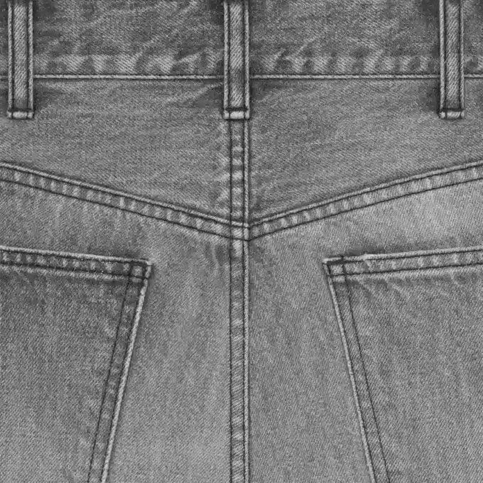 Vaqueros Wesley de denim de algodón Vaqueros Wesley de denim de algodón