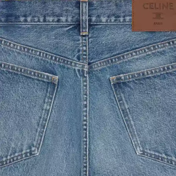 Vaqueros Wesley de denim de algodón Vaqueros Wesley de denim de algodón