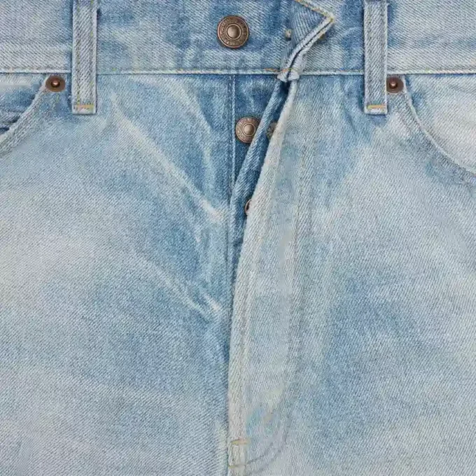 Vaqueros Wesley de denim de algodón Vaqueros Wesley de denim de algodón