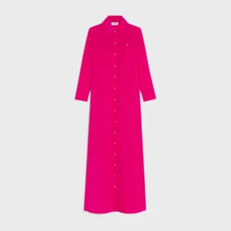 Vestido de crepé de seda y acetato Vestido de crepé de seda y acetato