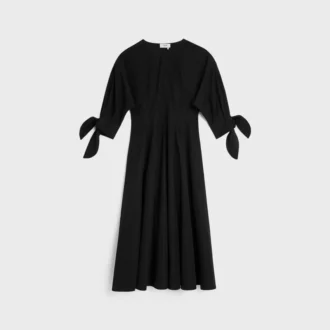 Vestido de popelín de algodón