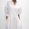 Vestido de popelín de algodón