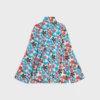 Vestido midi en jacquard de poliamida Vestido midi en jacquard de poliamida