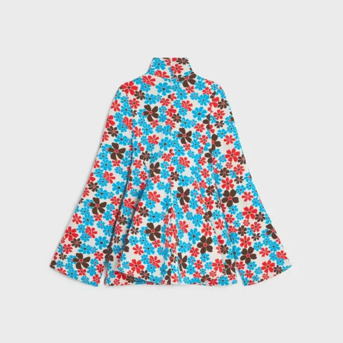 Vestido midi en jacquard de poliamida Vestido midi en jacquard de poliamida