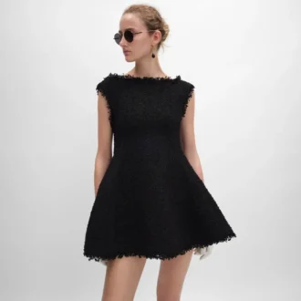 Vestido mini de punto Natte