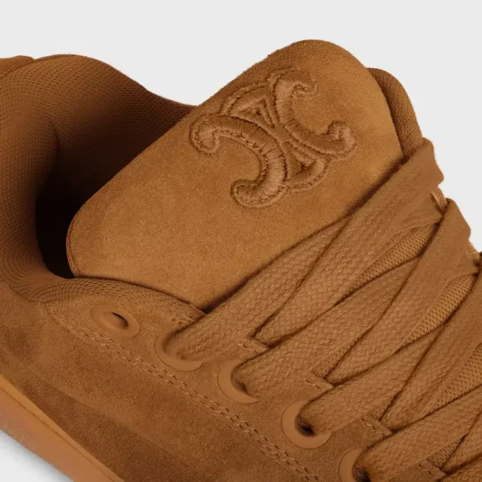 Zapatillas bajas con cordones CELINE Huntington en piel de becerro anteada y malla Zapatillas bajas con cordones CELINE Huntington en piel de becerro anteada y malla