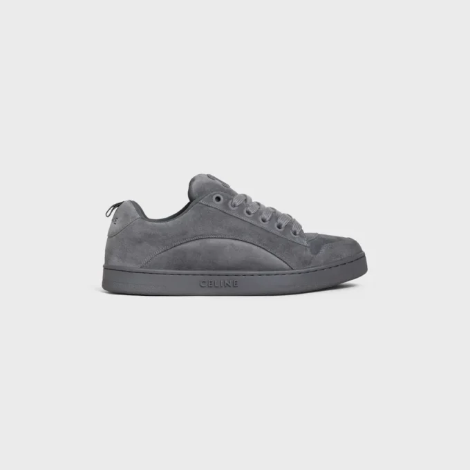 Zapatillas bajas con cordones CELINE Huntington en piel de becerro anteada y malla Zapatillas bajas con cordones CELINE Huntington en piel de becerro anteada y malla