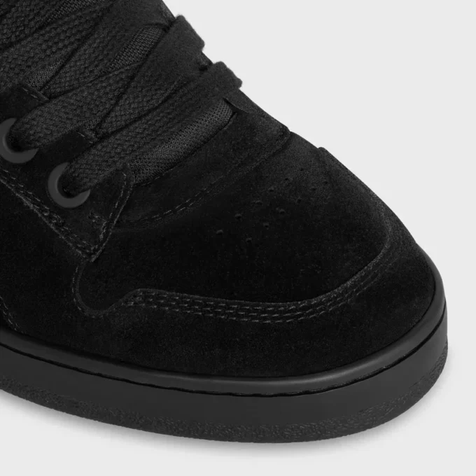 Zapatillas bajas con cordones CELINE Huntington en piel de becerro anteada y malla Zapatillas bajas con cordones CELINE Huntington en piel de becerro anteada y malla