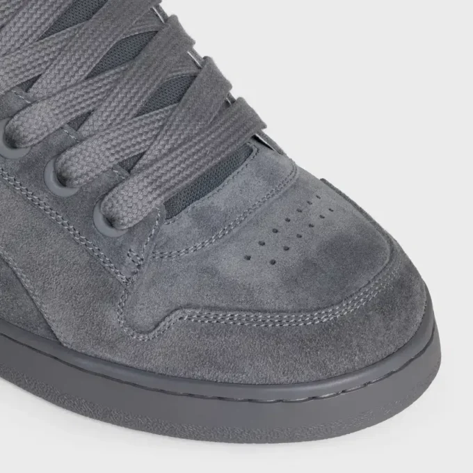 Zapatillas bajas con cordones CELINE Huntington en piel de becerro anteada y malla Zapatillas bajas con cordones CELINE Huntington en piel de becerro anteada y malla