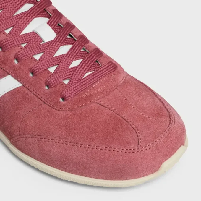 Zapatillas bajas con cordones CELINE Jogger con el motivo Triomphe en piel de becerro ante y piel de becerro Zapatillas bajas con cordones CELINE Jogger con el motivo Triomphe en piel de becerro ante y piel de becerro