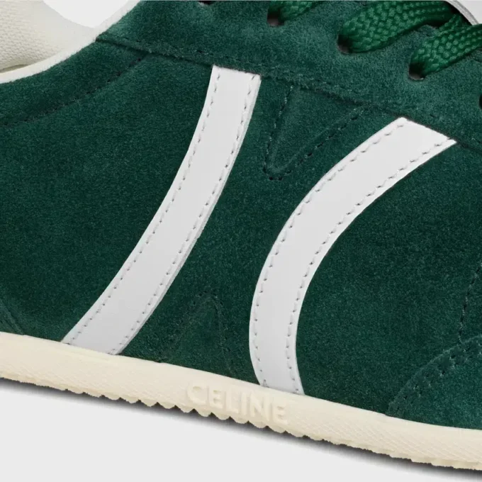 Zapatillas bajas con cordones CELINE Jogger con el motivo Triomphe en piel de becerro ante y piel de becerro Zapatillas bajas con cordones CELINE Jogger con el motivo Triomphe en piel de becerro ante y piel de becerro