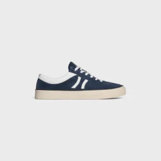 Zapatillas bajas con cordones CELINE Sunset en ante de becerro y piel de becerro