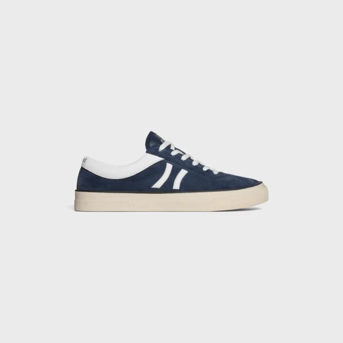 Zapatillas bajas con cordones CELINE Sunset en ante de becerro y piel de becerro Zapatillas bajas con cordones CELINE Sunset en ante de becerro y piel de becerro