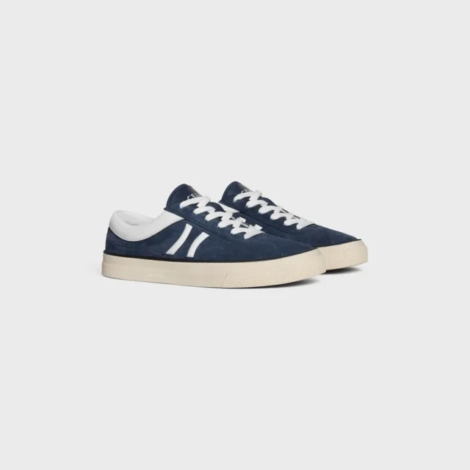 Zapatillas bajas con cordones CELINE Sunset en ante de becerro y piel de becerro Zapatillas bajas con cordones CELINE Sunset en ante de becerro y piel de becerro