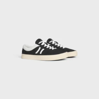 Zapatillas bajas con cordones CELINE Sunset en ante de becerro y piel de becerro