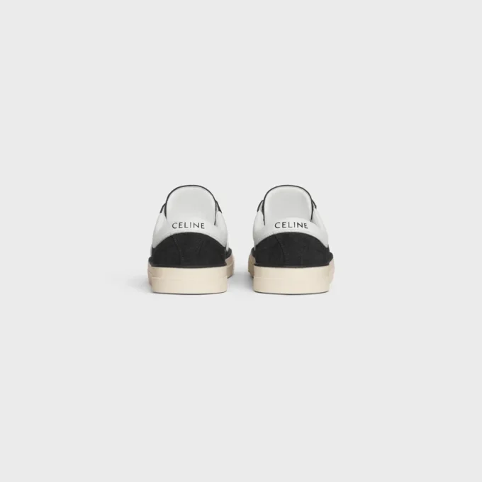 Zapatillas bajas con cordones CELINE Sunset en ante de becerro y piel de becerro Zapatillas bajas con cordones CELINE Sunset en ante de becerro y piel de becerro