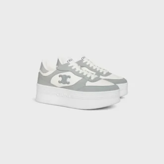 Zapatillas Block en piel de becerro y ante