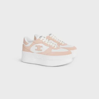 Zapatillas Block en piel de becerro y ante
