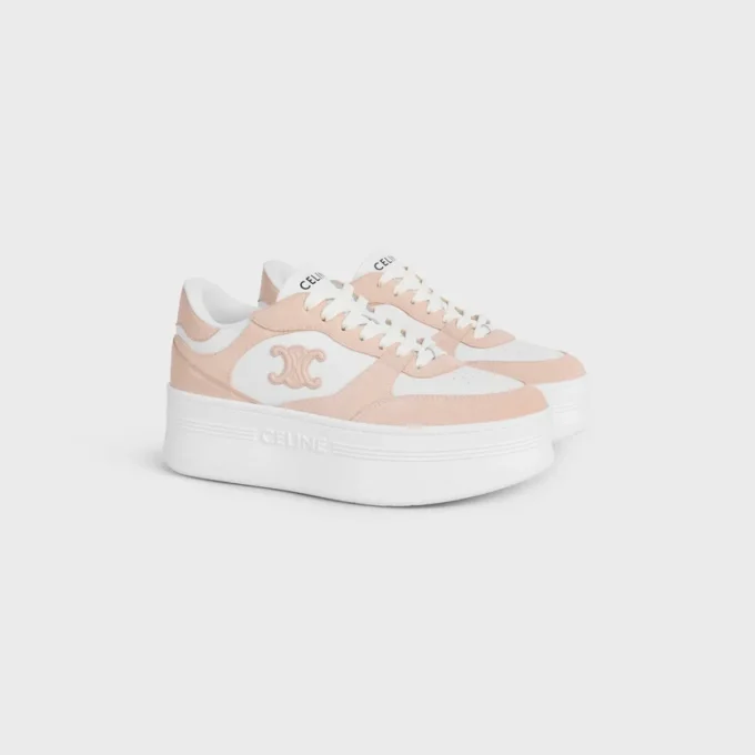 Zapatillas Block en piel de becerro y ante