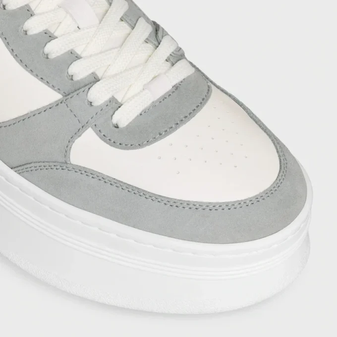 Zapatillas Block en piel de becerro y ante