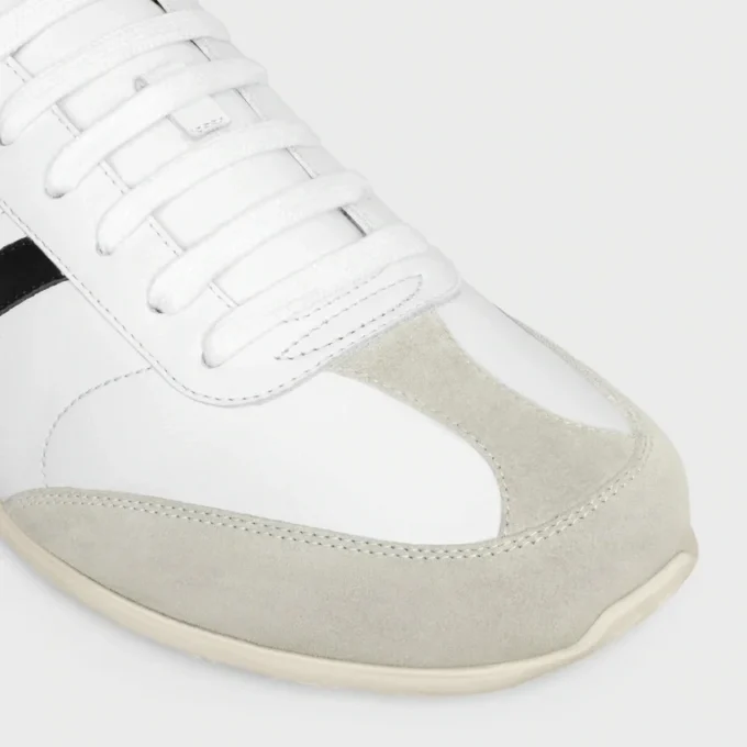 Zapatillas CELINE Jogger de cordones bajas en piel de becerro y ante Zapatillas CELINE Jogger de cordones bajas en piel de becerro y ante
