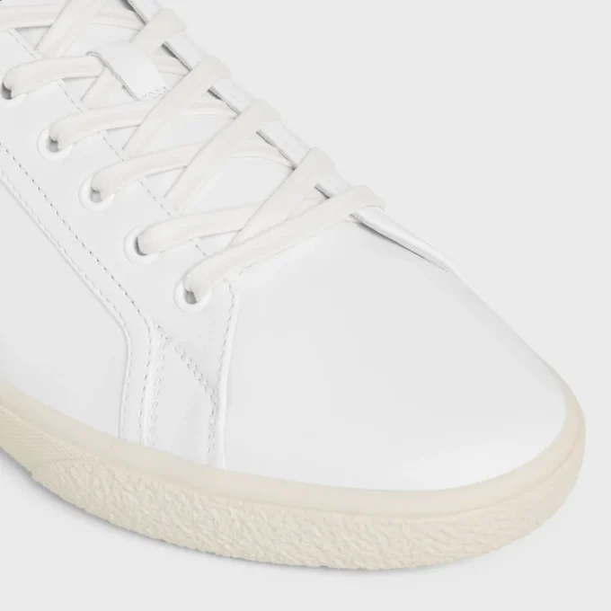 Zapatillas CELINE Lou de cordones con el motivo Triomphe en piel de cordero