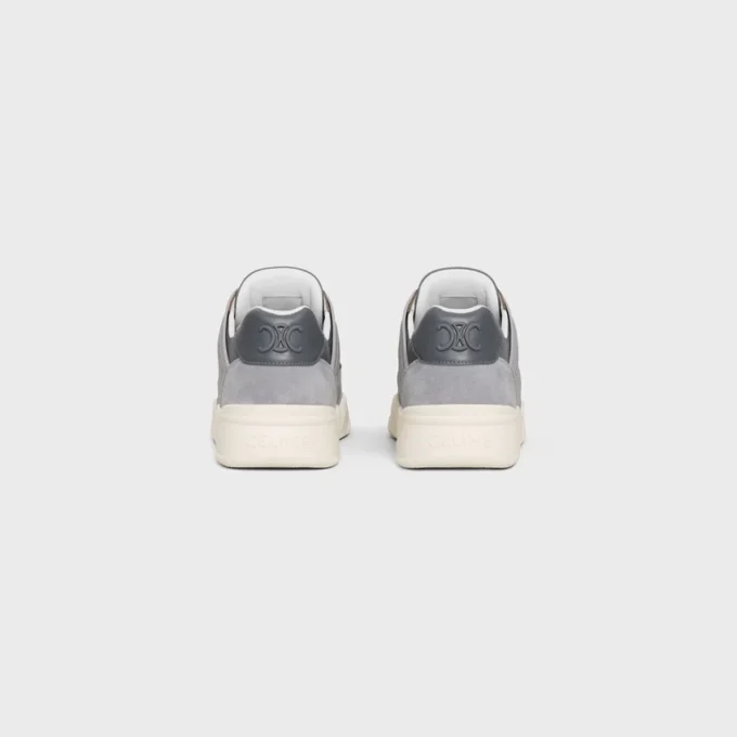 Zapatillas deportivas CELINE Trainer Ct-09 de cordones bajas en ante de piel de becerro, piel de becerro y malla Zapatillas deportivas CELINE Trainer Ct-09 de cordones bajas en ante de piel de becerro, piel de becerro y malla