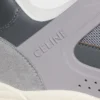 Zapatillas deportivas CELINE Trainer Ct-09 de cordones bajas en ante de piel de becerro, piel de becerro y malla Zapatillas deportivas CELINE Trainer Ct-09 de cordones bajas en ante de piel de becerro, piel de becerro y malla