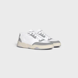 Zapatillas deportivas con cordones CELINE Trainer Ct-09 de piel de becerro y malla Zapatillas deportivas con cordones CELINE Trainer Ct-09 de piel de becerro y malla