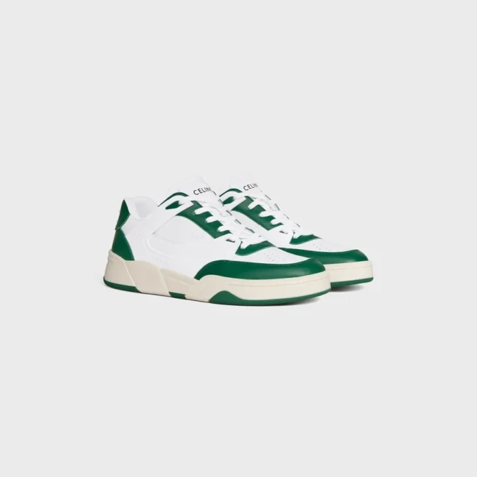 Zapatillas deportivas con cordones CELINE Trainer Ct-09 de piel de becerro y malla Zapatillas deportivas con cordones CELINE Trainer Ct-09 de piel de becerro y malla