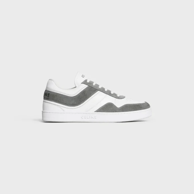 Zapatillas deportivas de ante y piel de becerro Zapatillas deportivas de ante y piel de becerro