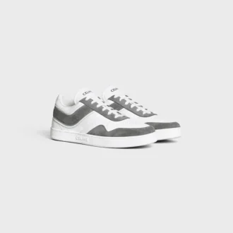 Zapatillas deportivas de ante y piel de becerro