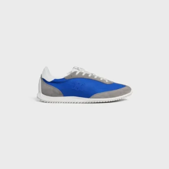 Zapatillas Racer de nailon, ante y piel de becerro