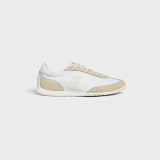Zapatillas Racer de nailon, ante y piel de becerro