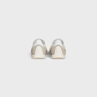 Zapatillas Racer de nailon, ante y piel de becerro
