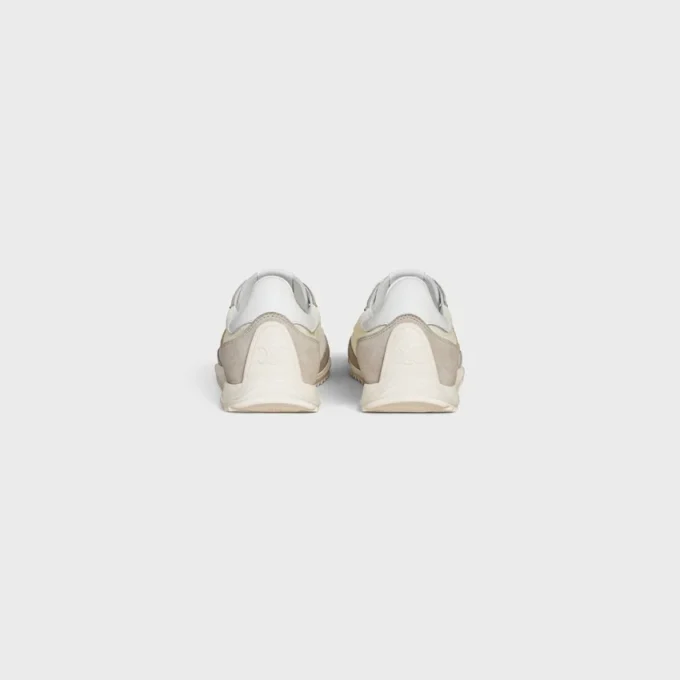 Zapatillas Racer de nailon, ante y piel de becerro