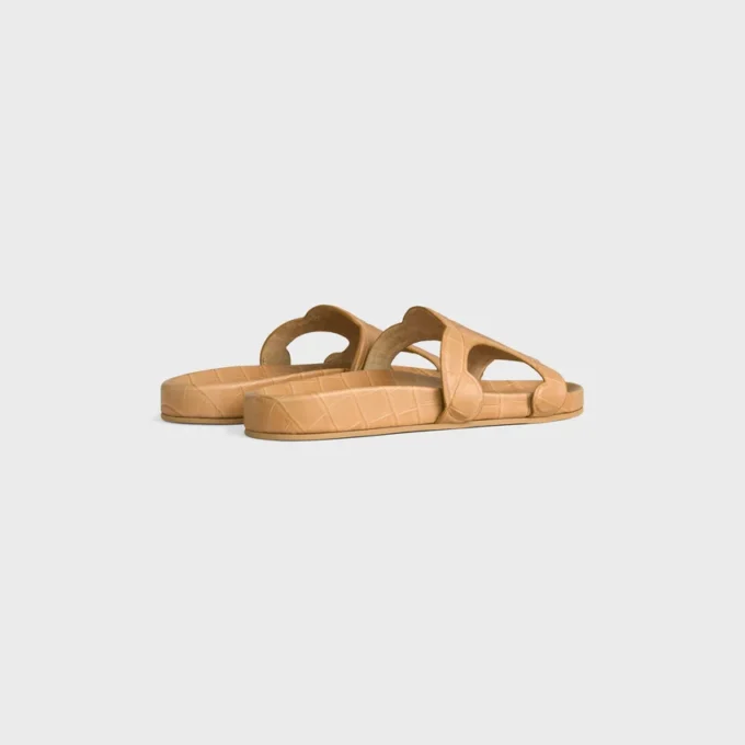 Zapatillas Triomphe en piel de becerro con estampado de cocodrilo Zapatillas Triomphe en piel de becerro con estampado de cocodrilo